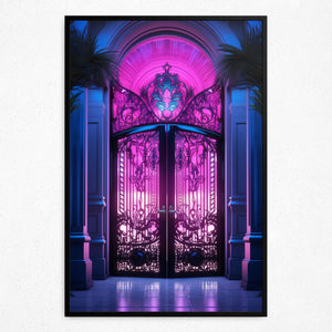 Violet Veil - Framed