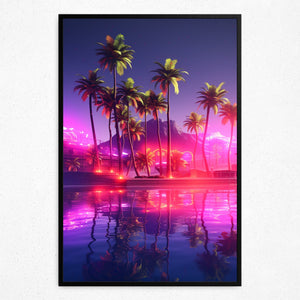 Luminous Reflection - Framed